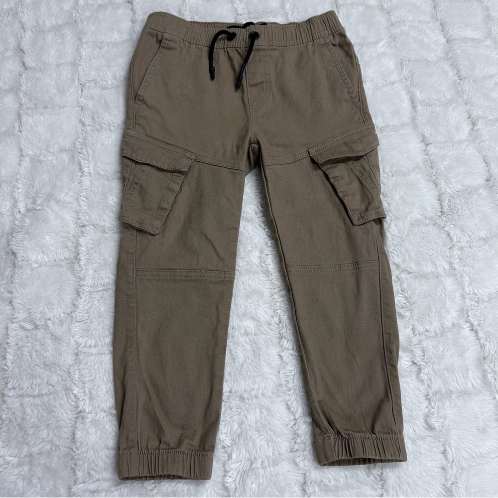 Sovereign State Boys Brown Cargo Jogger Pants Size L (6)